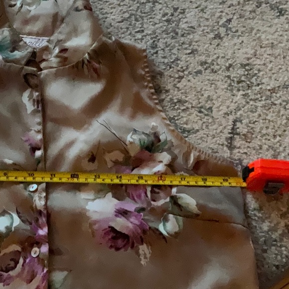 Versailles vintage gorgeous floral silky pyjama/ lounge wear set sz M - Picture 13 of 13